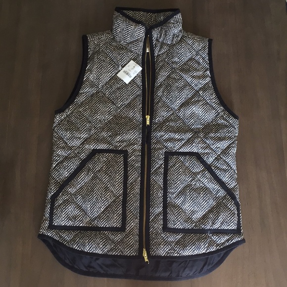 J. Crew Jackets & Blazers - NWT Jcrew Herringbone Vest Size XS